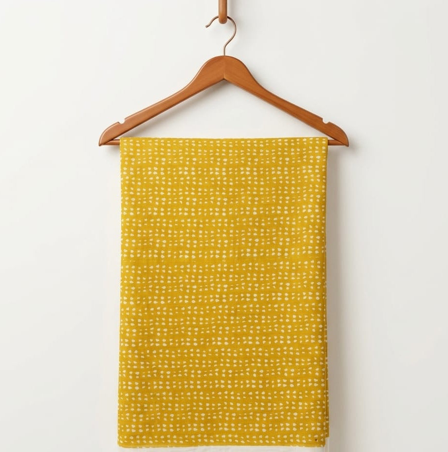 FBR115-Yellow cotton fabric