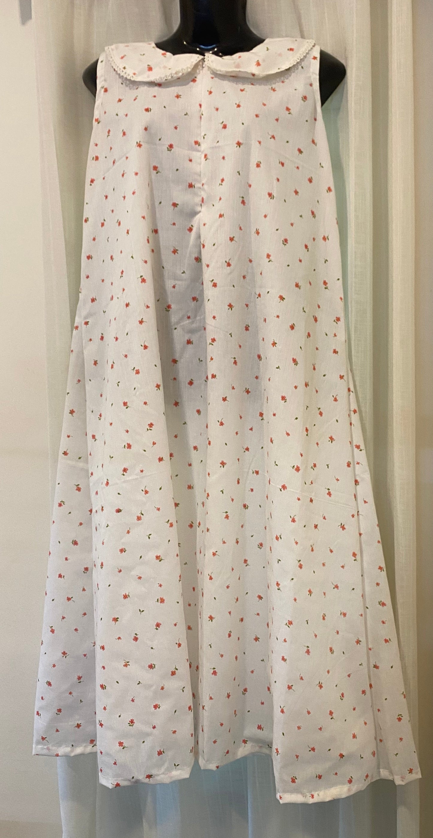 DS67 Peter pan collar small flower design dress