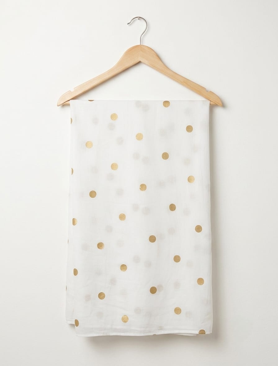 FBR142-Onam Fabric with golden buttas-Double gauze fabric