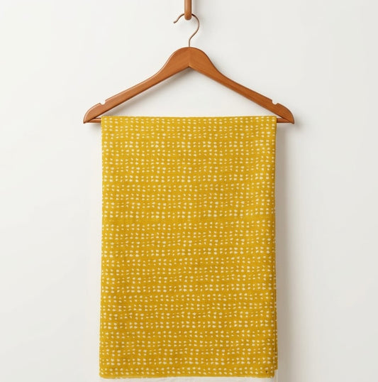 FBR115-Yellow cotton fabric