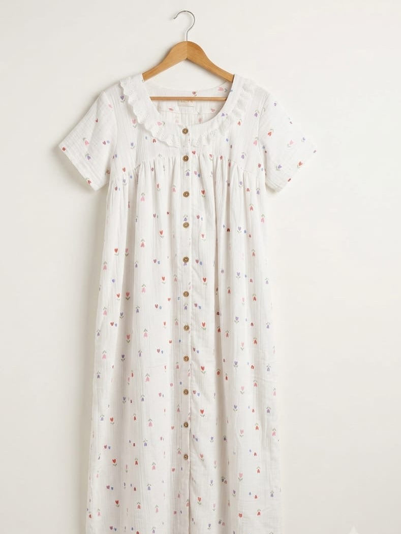 DS184 Tulip design full open dress