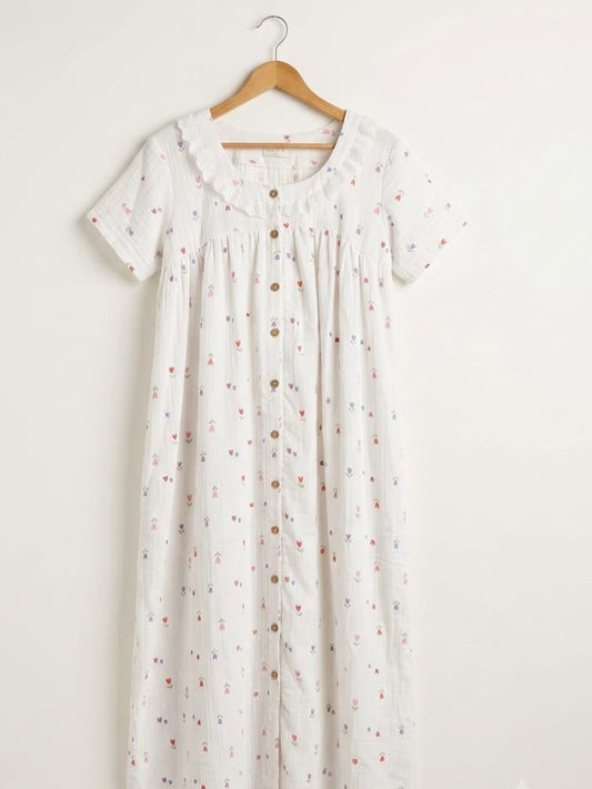 DS184 Tulip design full open dress