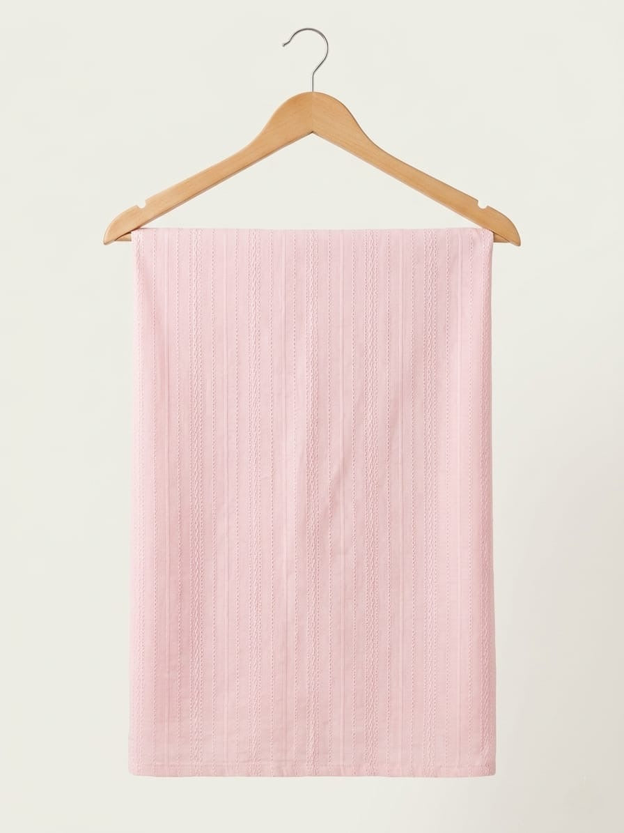 FBR128 Light pink design on cotton fabric